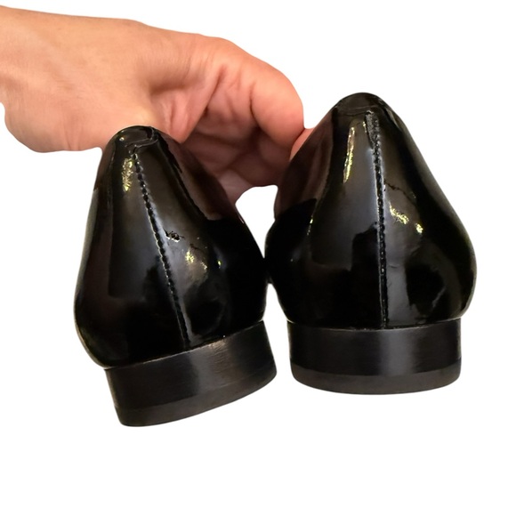 Via Spiga Black Patent Leather Flats - 7.5 - Picture 5 of 7